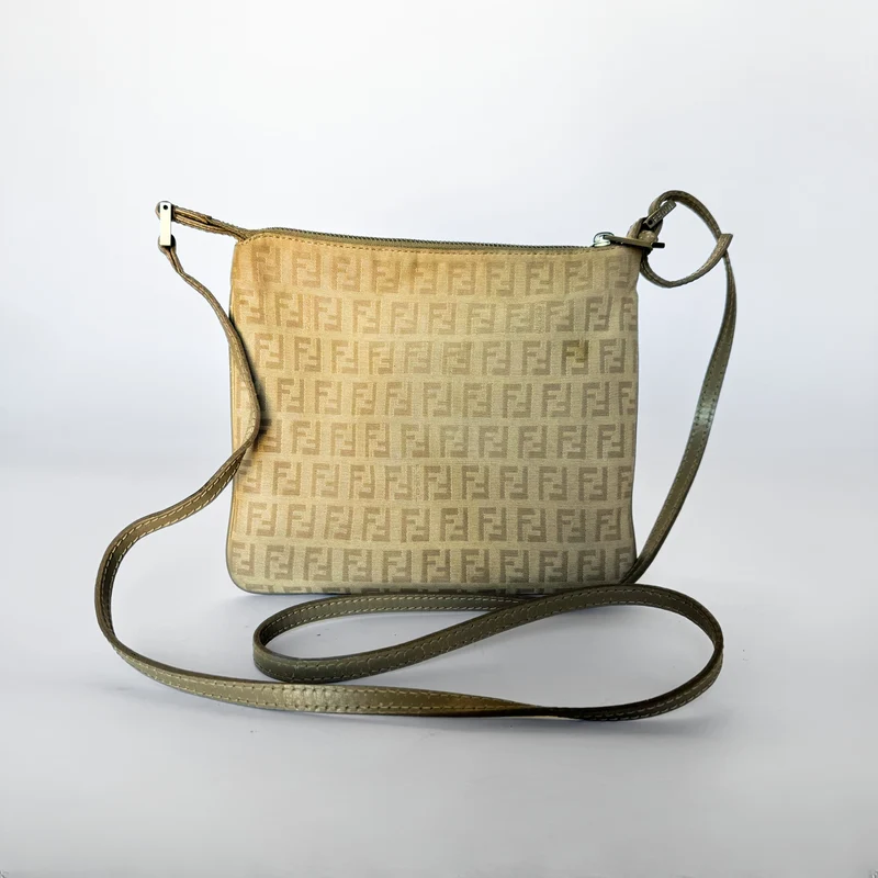 Fendi FF Umhängetasche Zucca Canvas