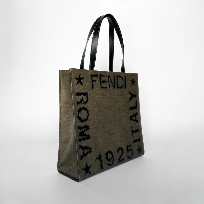 Fendi Roma Tote Canvas