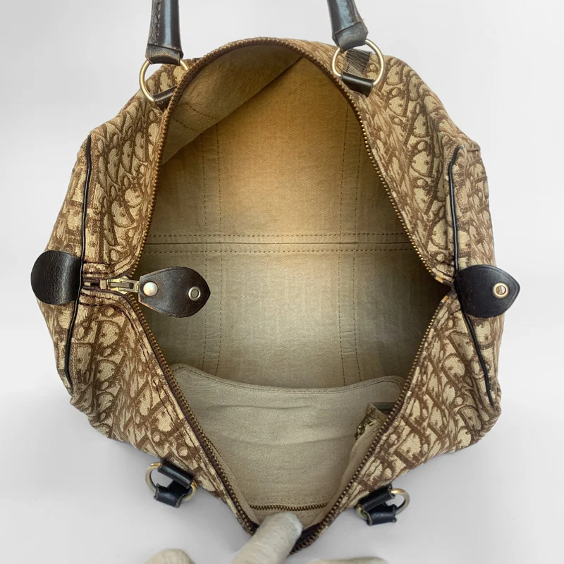 Dior Bowlingtasche groß Oblique Canvas
