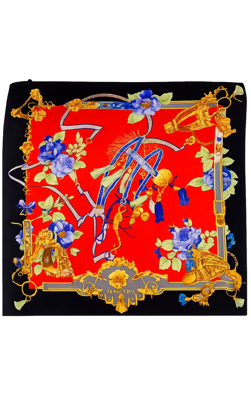 Vintage Leonard Paris Silk Foulard