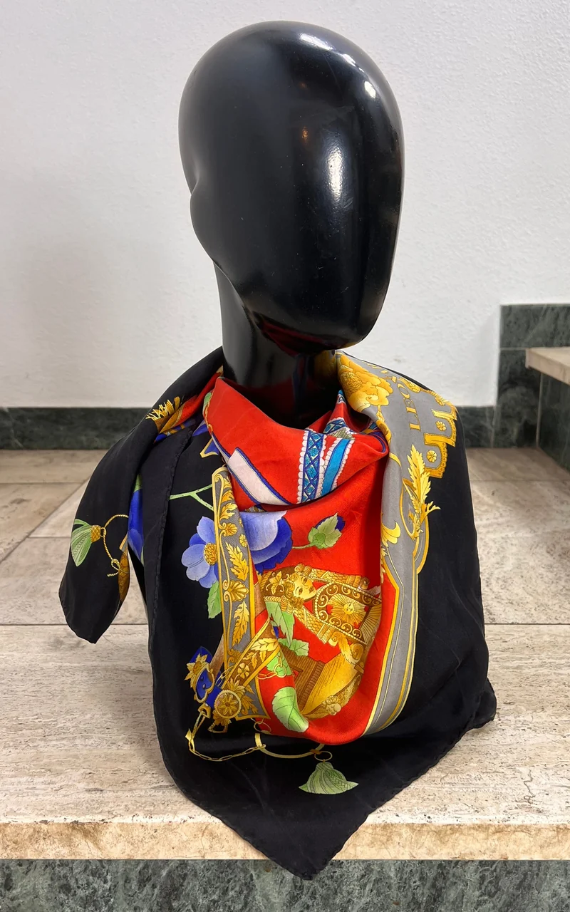 Vintage Leonard Paris Silk Foulard