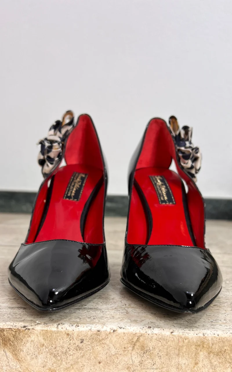 Vintage Beverly Feldmann Patent Leather High Heels 39/38