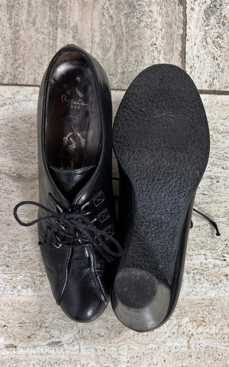 Vintage Roseto 1868 Lace-up Heels 39