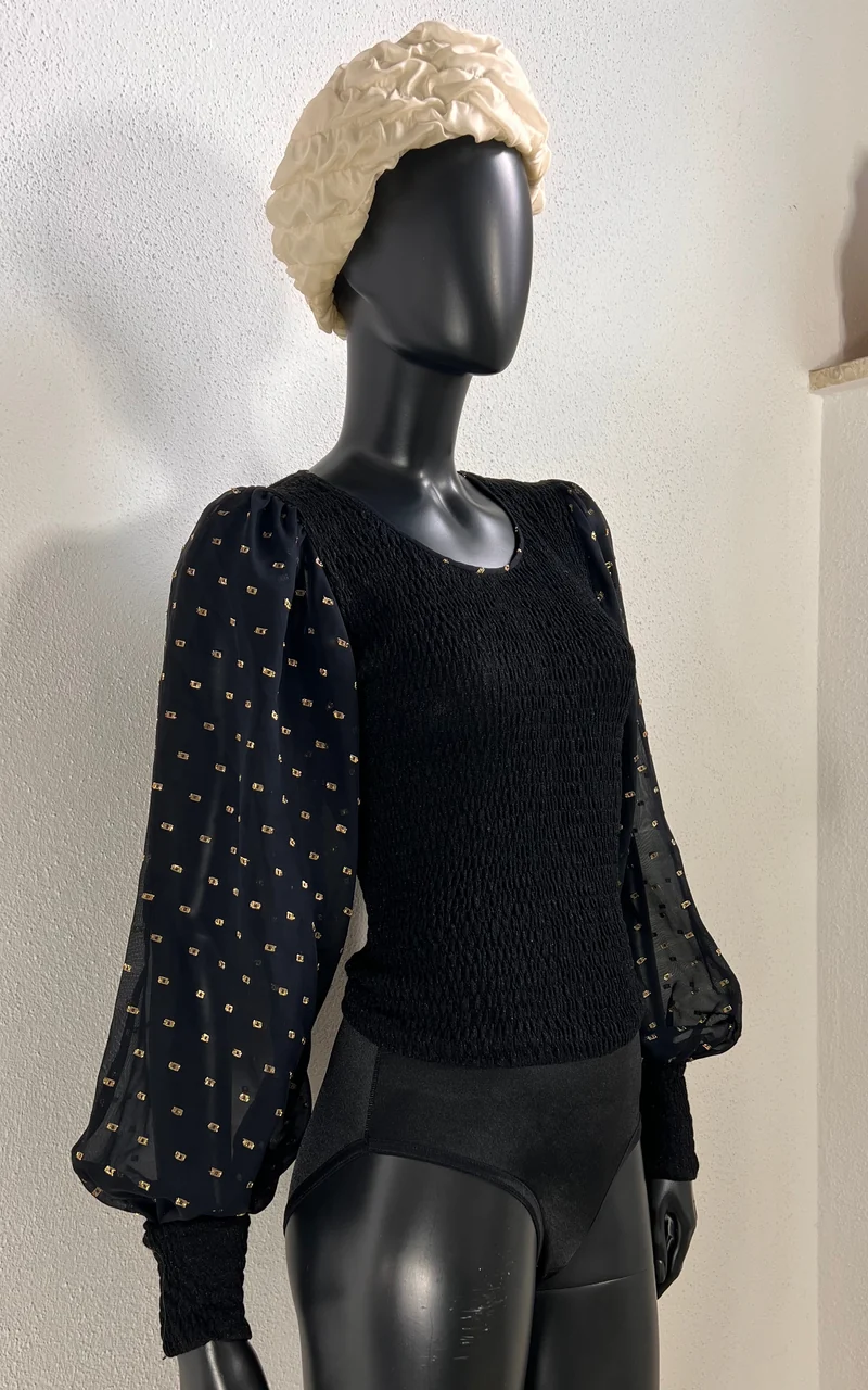 Vintage 70s Top with Ballon Sleeves