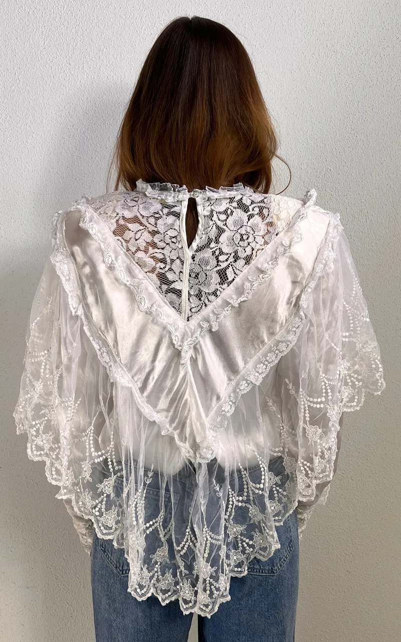 Vintage 80s Cocos Lace Set