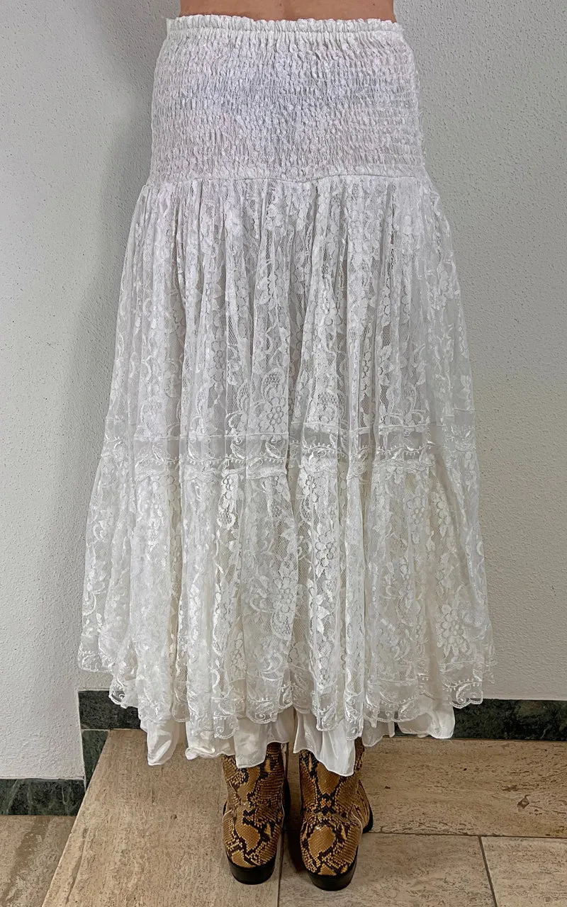 Vintage 80s Cocos Lace Set