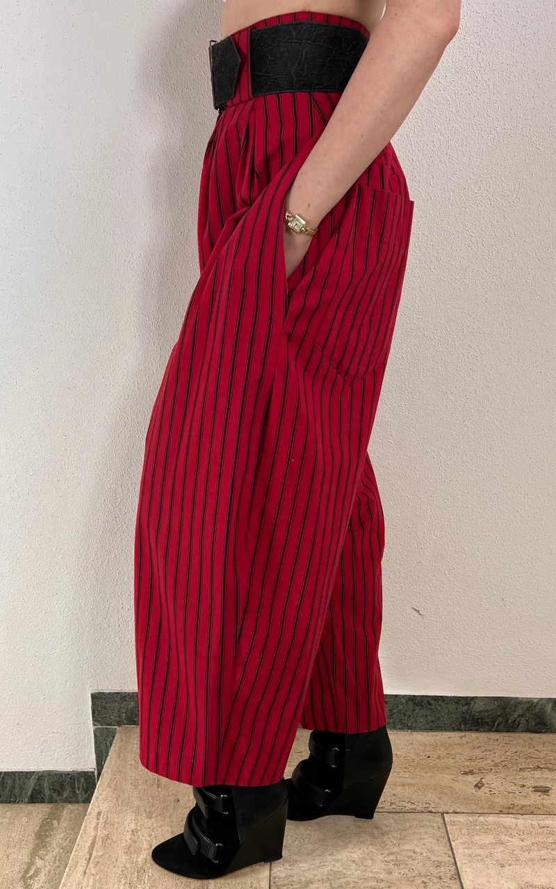 Vintage 90s Striped Highwaist Pants