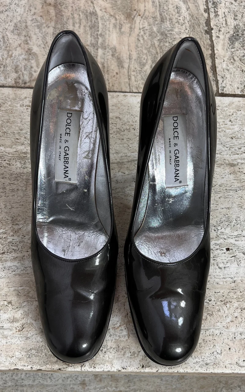 Vintage Patent Dolce & Gabbana Heels 39