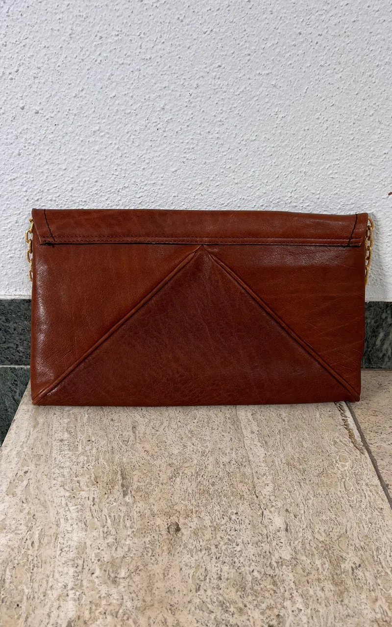 Vintage 70s Big Ben Clutch Bag