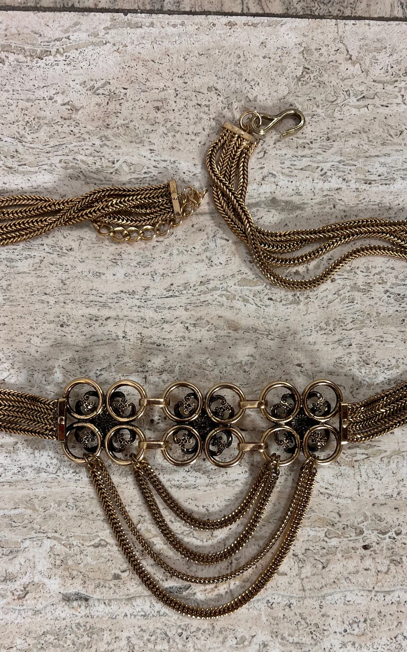Vintage 70s Deadstock Chain Belt