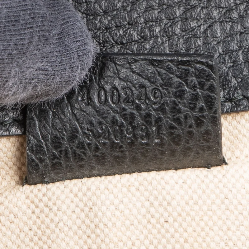 Gucci Grained Leather Crystal Dionysus Shoulder Bag
