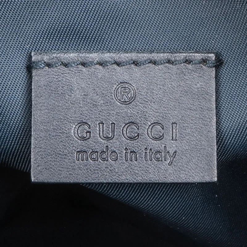 Gucci Monogram GG Canvas Navy Pochette Shoulder Bag