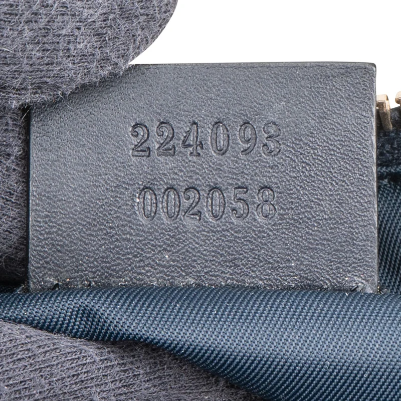 Gucci Monogram GG Canvas Navy Pochette Shoulder Bag