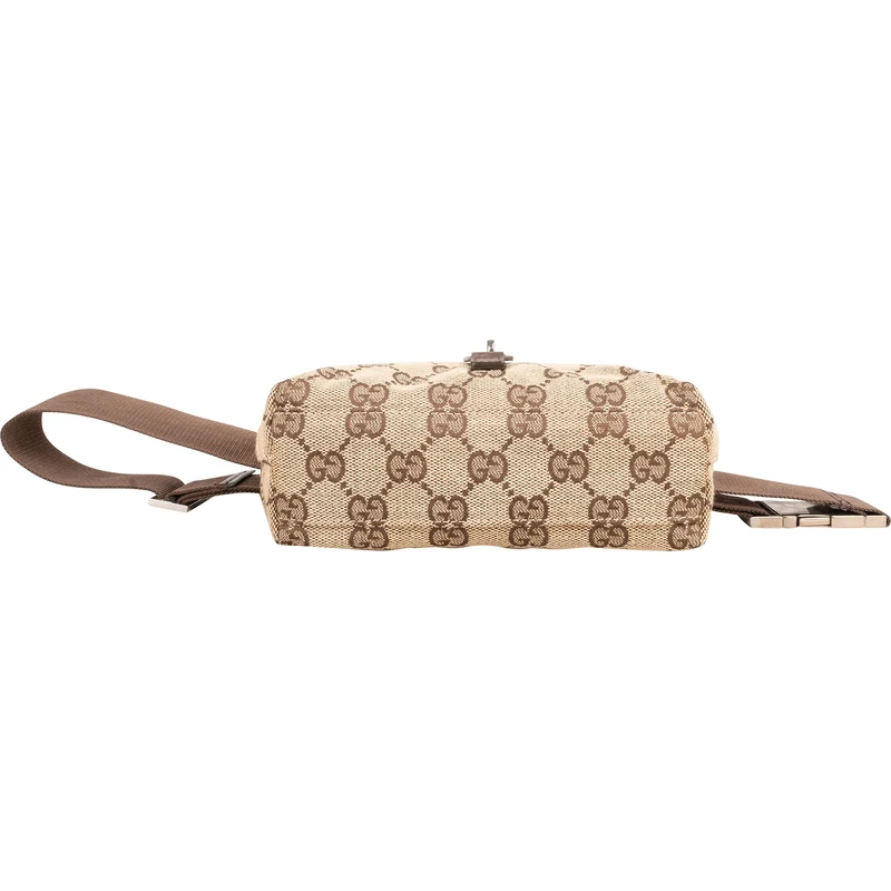 Gucci Monogram GG Canvas Jackie Belt Crossbody Bag