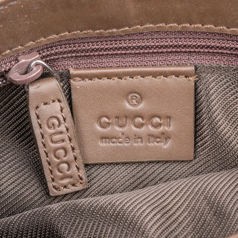 Gucci Monogram GG Canvas Jackie Belt Crossbody Bag