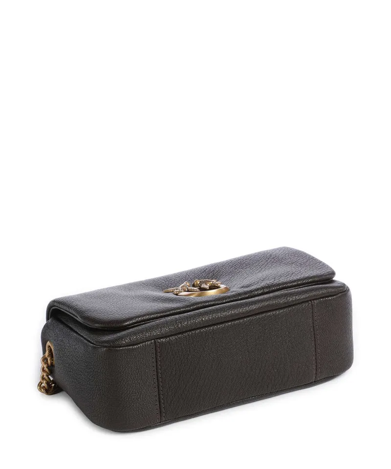 Pinko Click Soft Horizontal Chain Schultertasche marrone marasca/antique gold