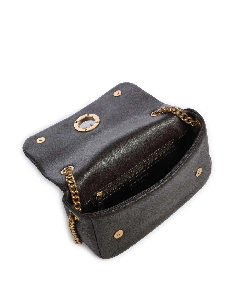 Pinko Click Soft Horizontal Chain Schultertasche marrone marasca/antique gold