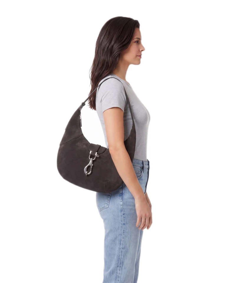 Liebeskind Ryker Suede M Beuteltasche deep soil