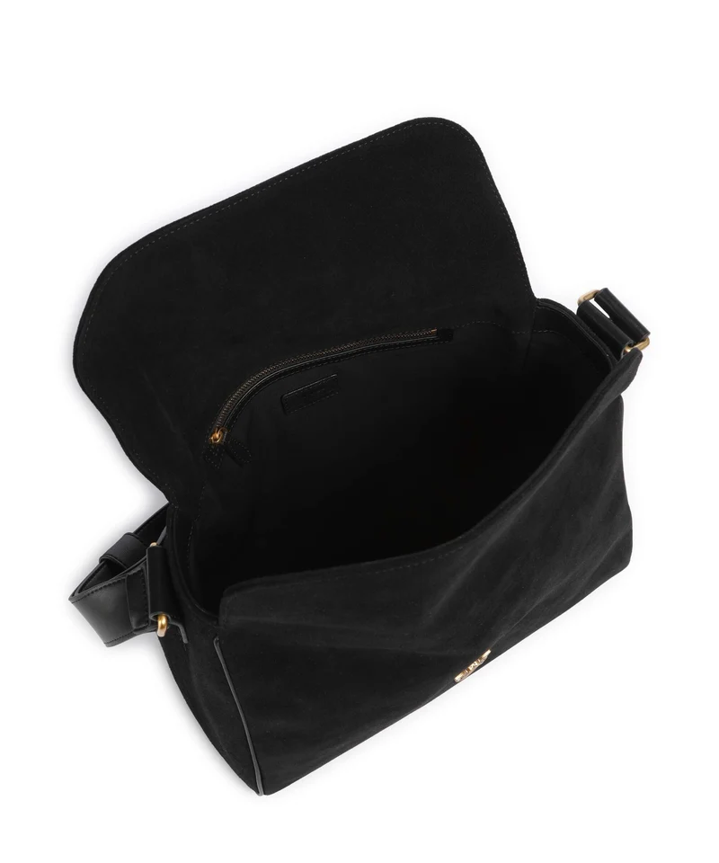 Pinko Leaf Big Beuteltasche nero/antique gold