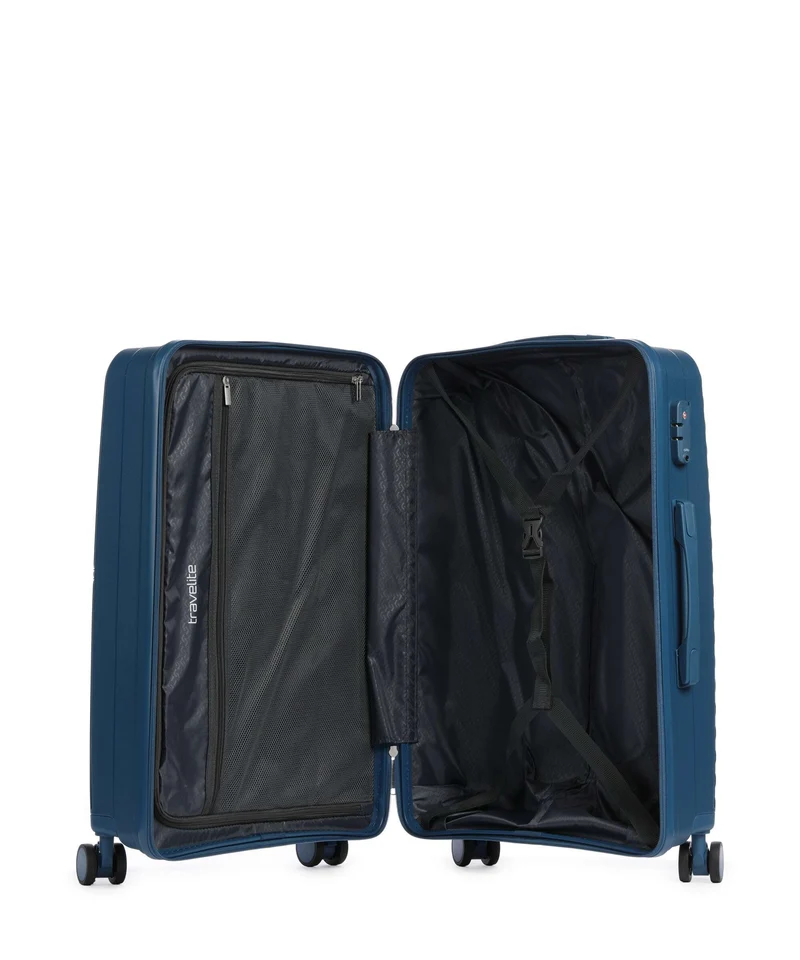Travelite Pacific 4-Rollen Trolley Set petrol