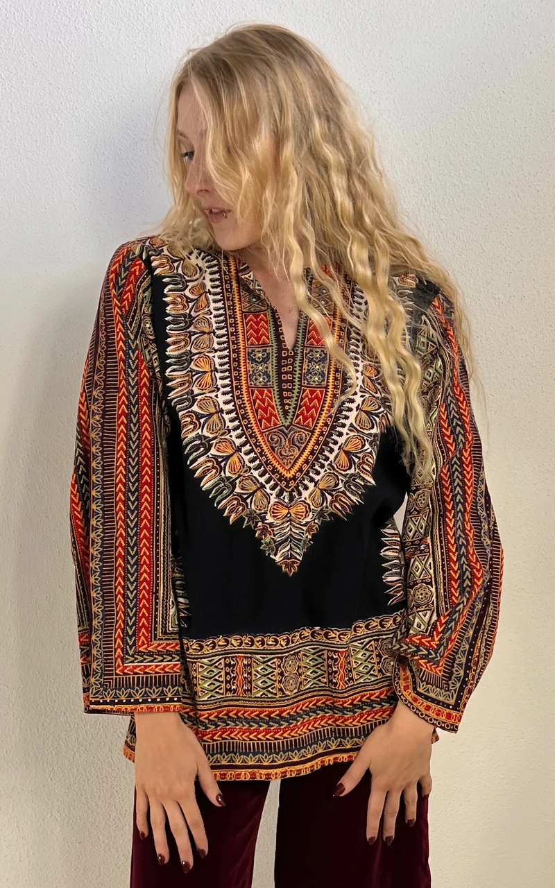 Vintage 70s Dashiki Shirt