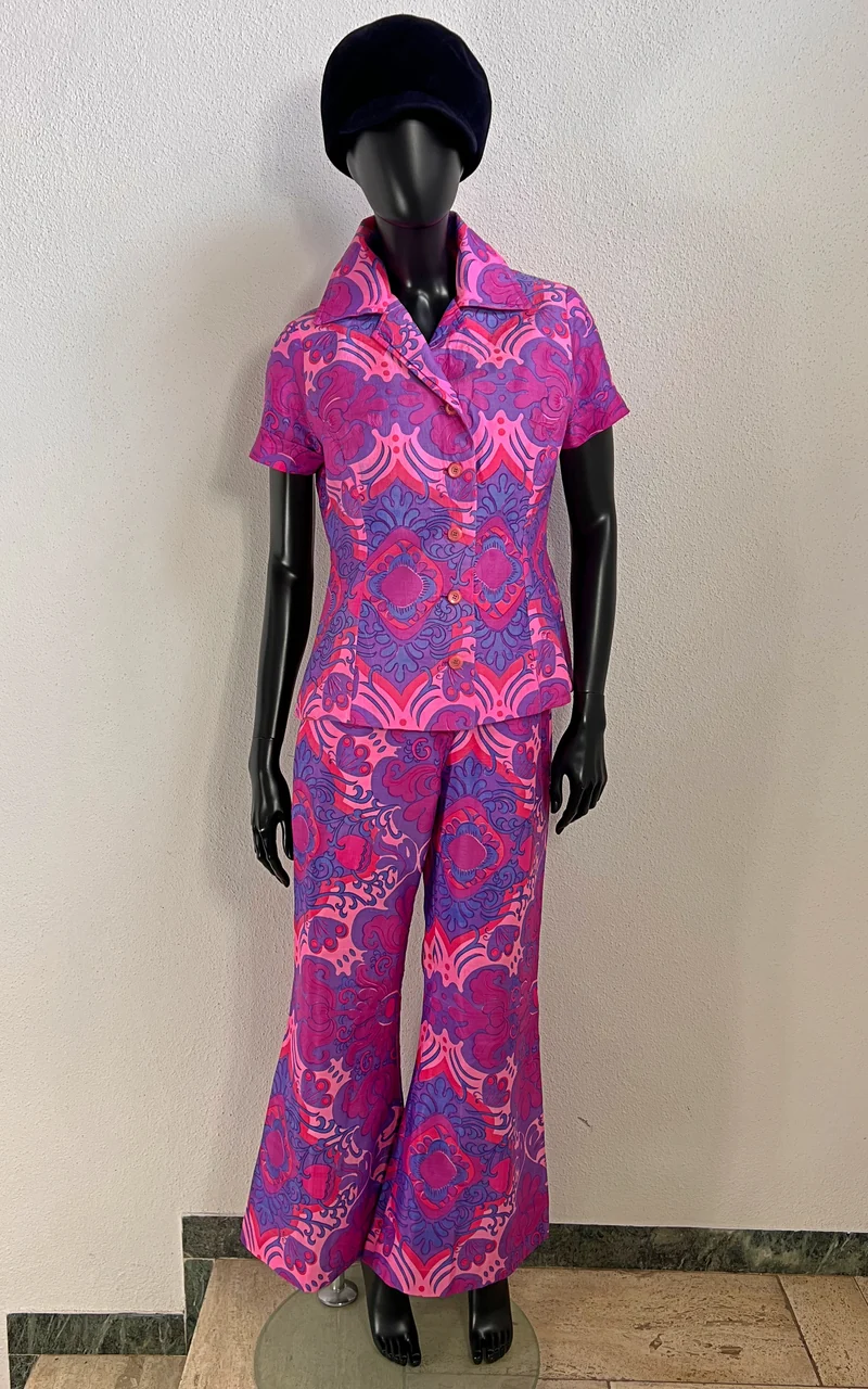 Vintage 60s Silk Suit
