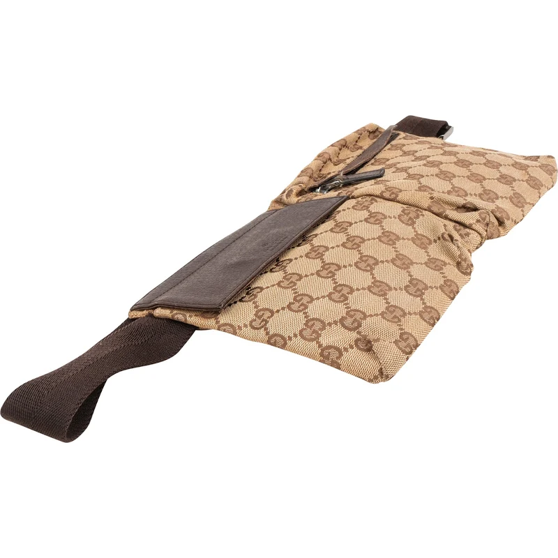 Gucci Monogram GG Canvas Belt Crossbody Bag