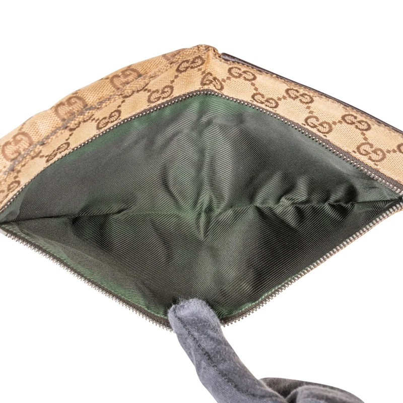 Gucci Monogram GG Canvas Belt Crossbody Bag