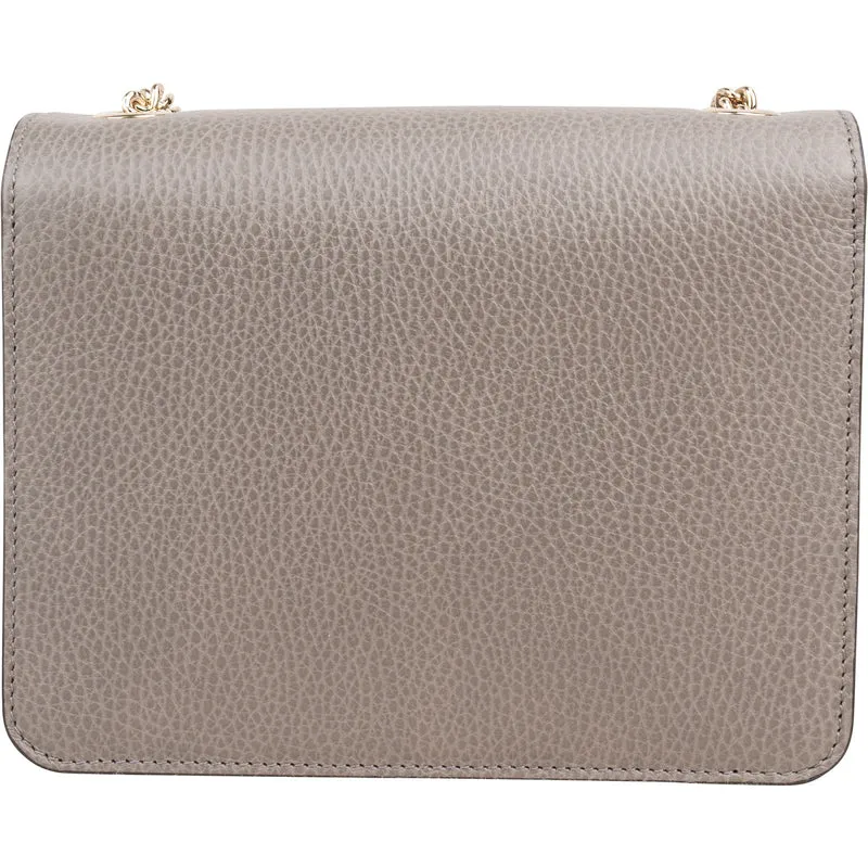 Gucci Grained Leather Interlocking GG Small Crossbody Bag