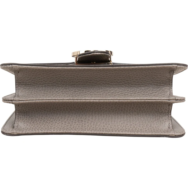Gucci Grained Leather Interlocking GG Small Crossbody Bag
