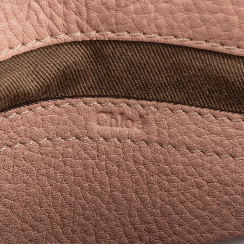 Chloé Grained Calfskin Mini Marcie Saddle Crossbody Bag
