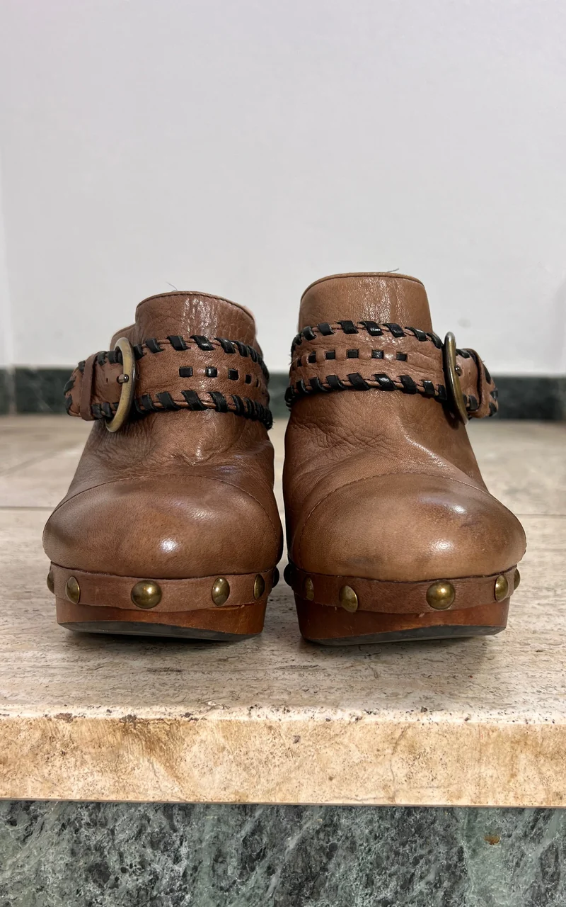 Vintage Early 2000 Buffalo London Platform Clogs 37