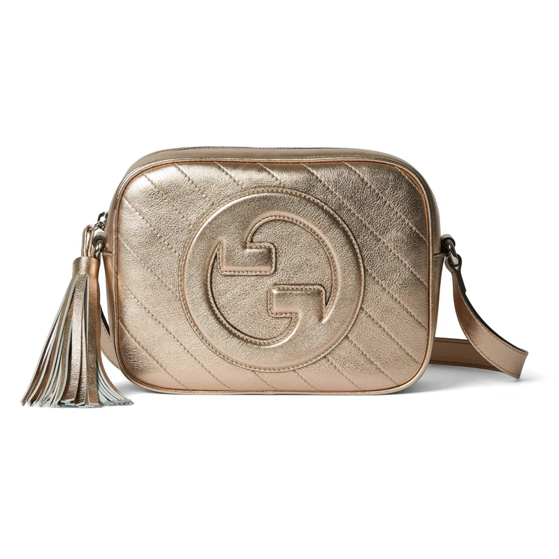 Gucci Schultertasche Damen Gucci Blondie Small Shoulder Bag Gold 742360AACBO9504