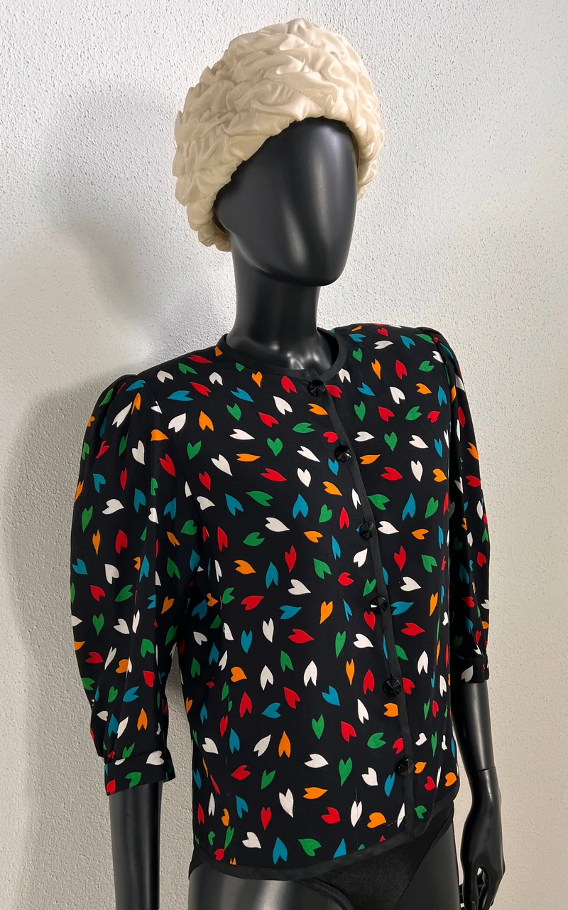 Vintage 1979 Yves Saint Laurent Silk Jacket