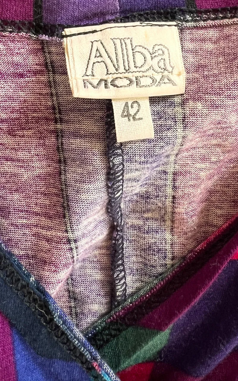 Vintage Alba Moda Caftan Dress