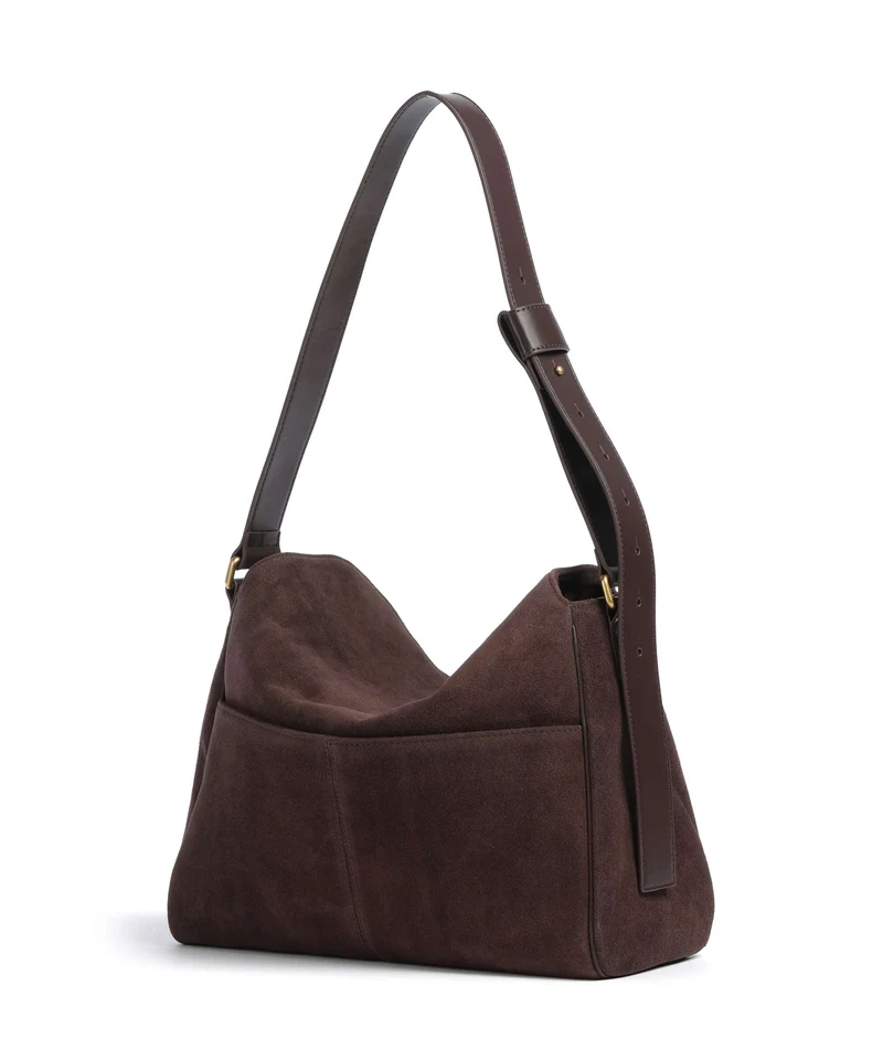 Pinko Leaf Big Beuteltasche borgogna/antique gold