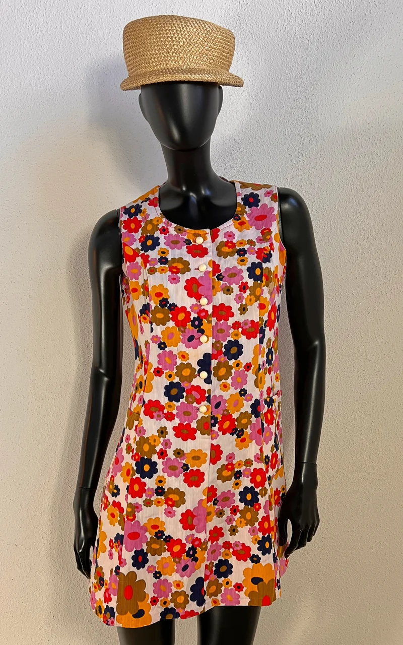 Vintage 60s Flower Dress