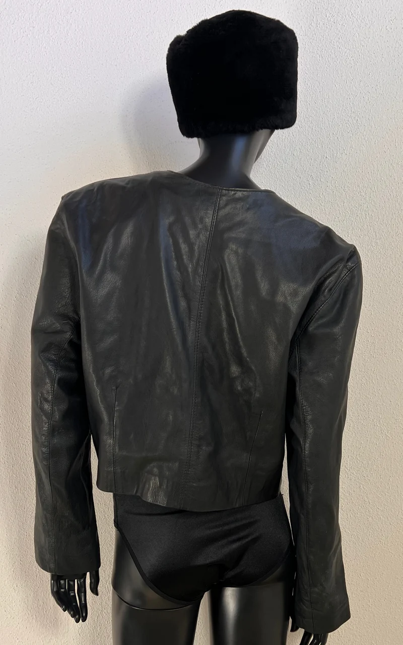 Vintage 90s Clan Leather Jacket