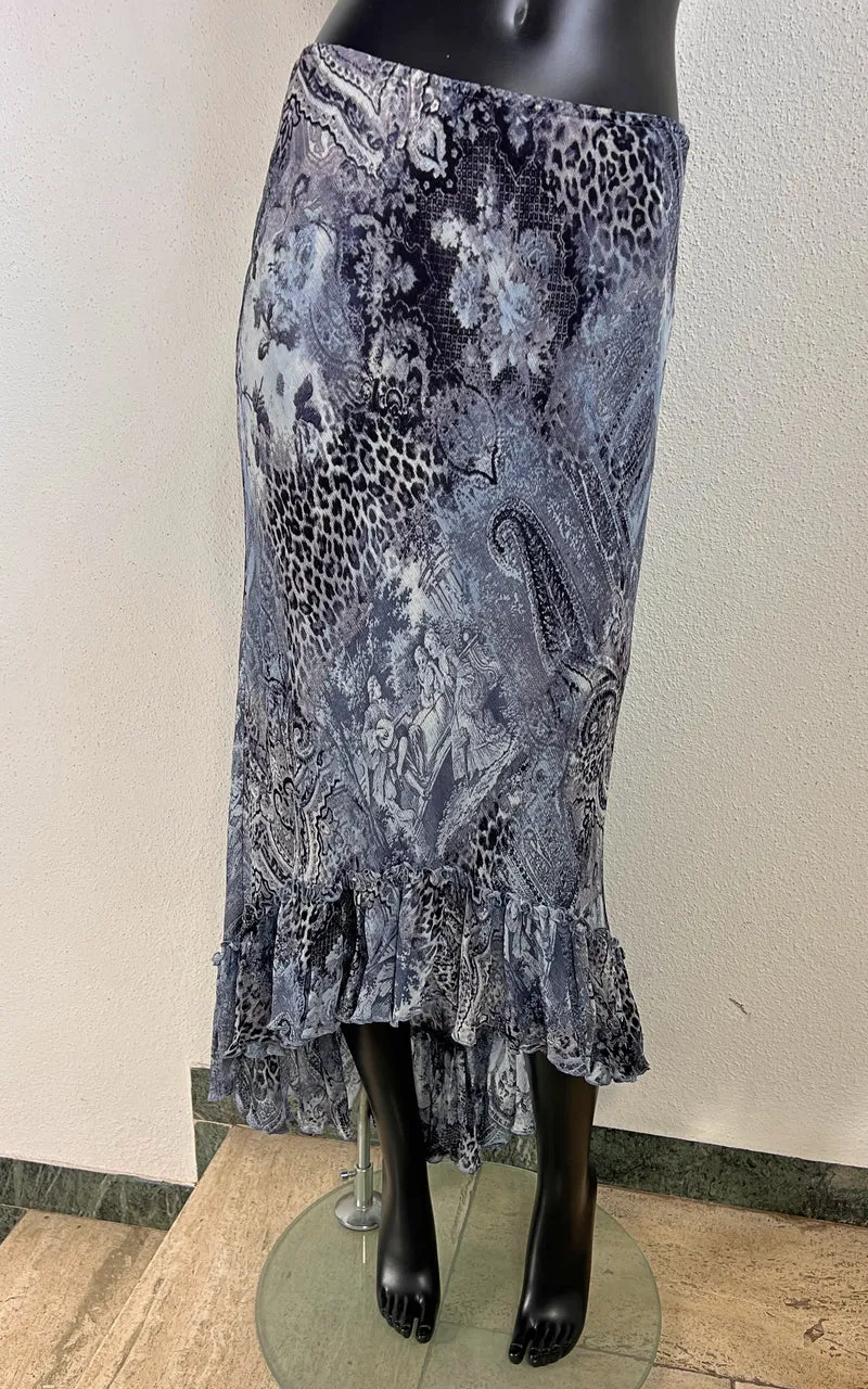 Vintage Y2K Volant Maxi Skirt