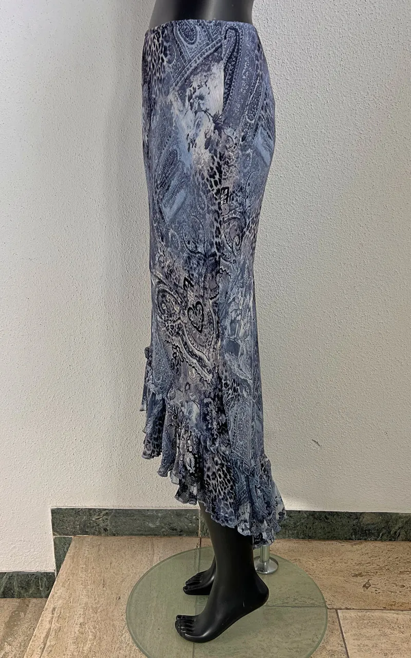 Vintage Y2K Volant Maxi Skirt
