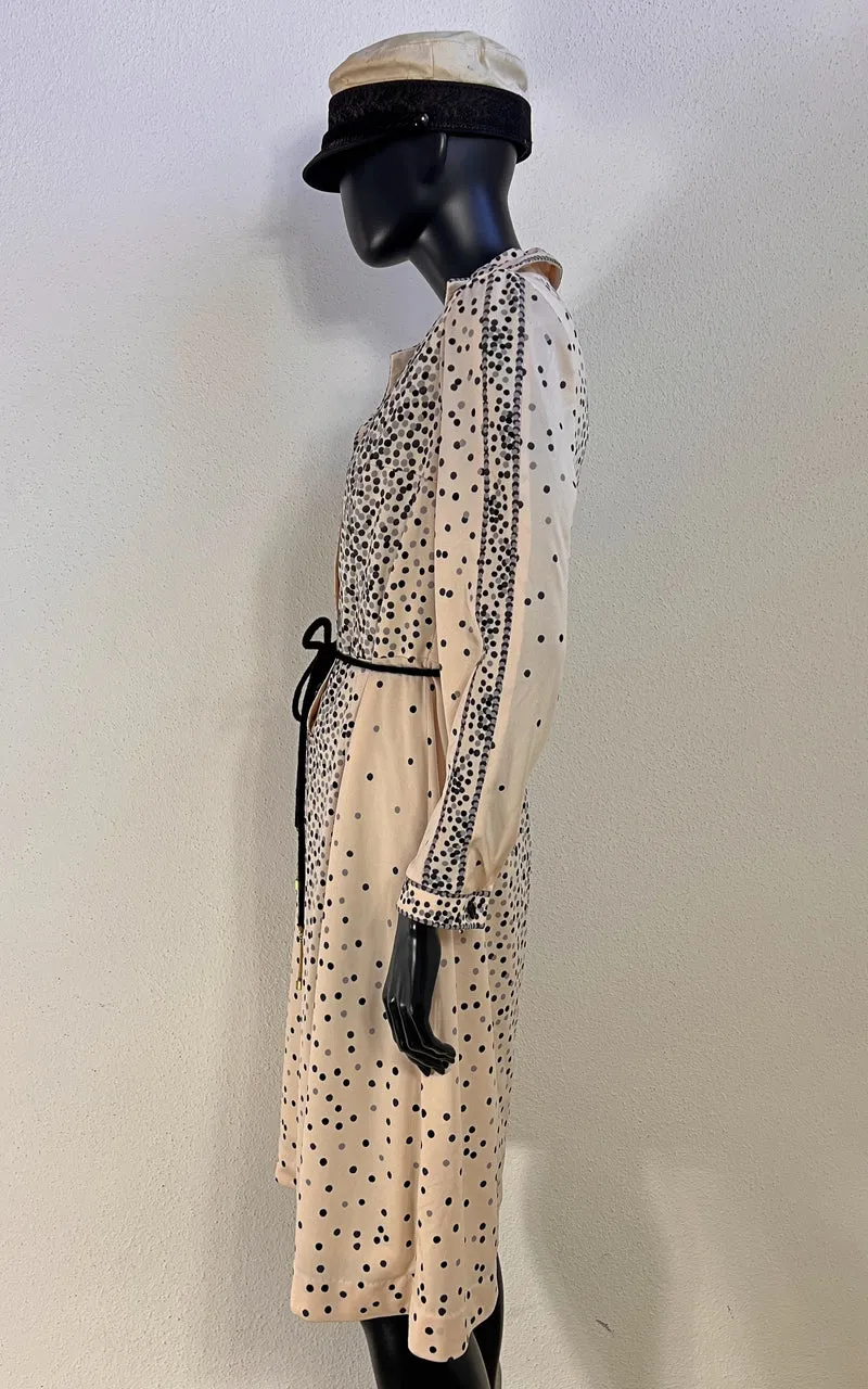 Vintage 70s Polka Dot Dress
