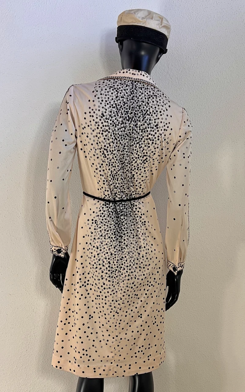 Vintage 70s Polka Dot Dress