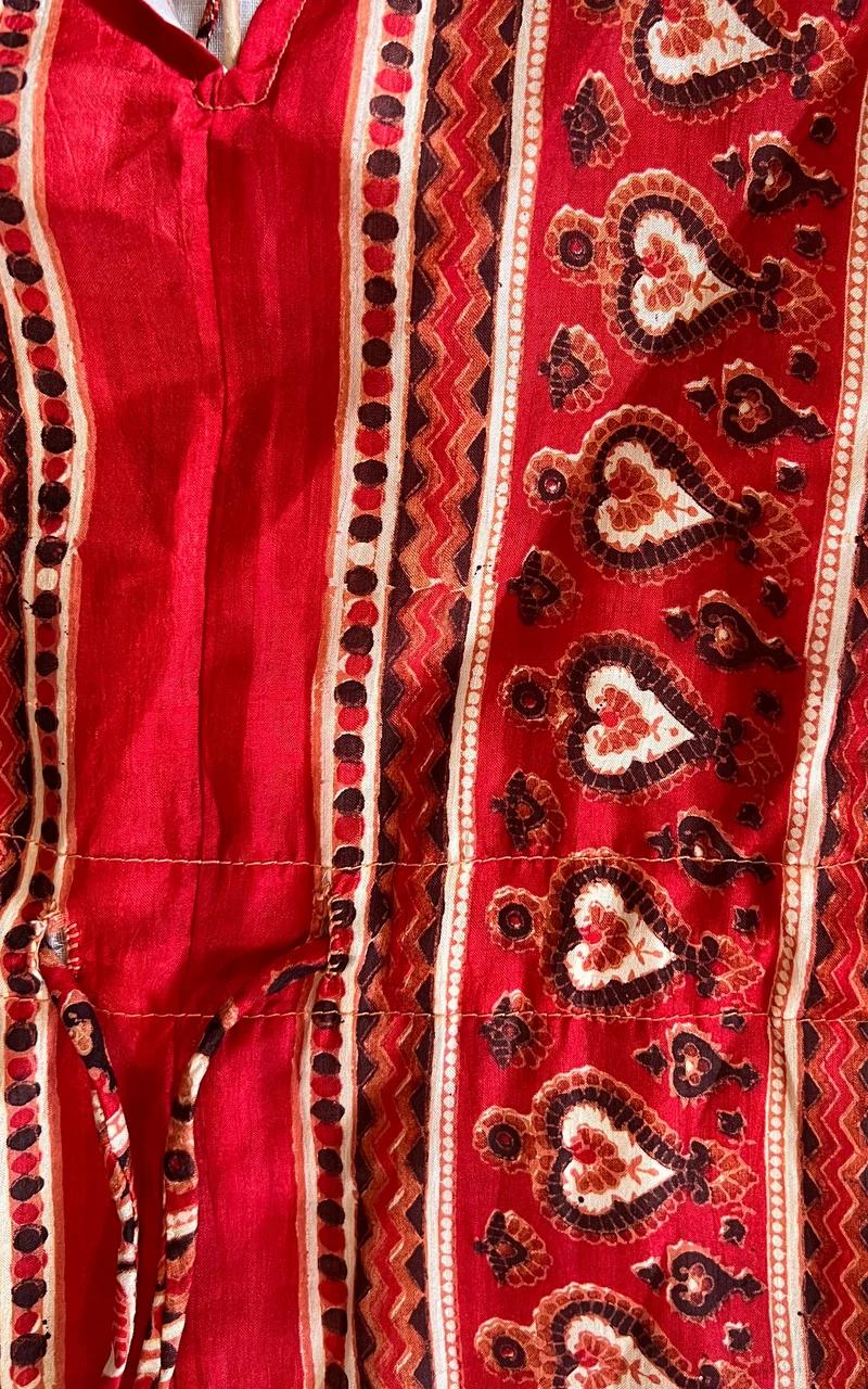 Vintage 70s Maxi Silk Dress