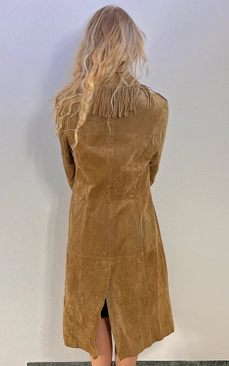 Vintage 90s Morgan de Toi Suede Coat