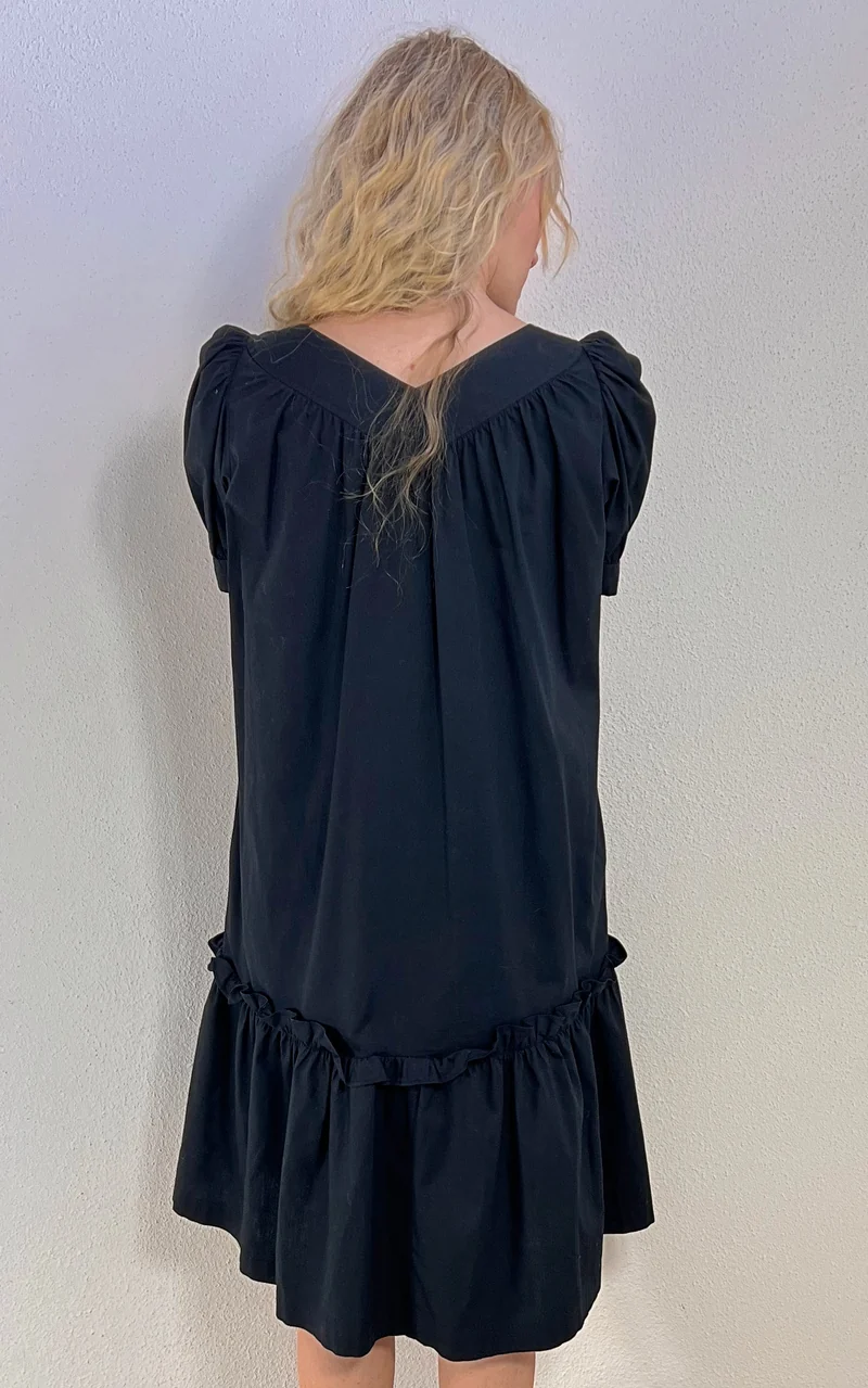 Vintage Yves Saint Laurent Cotton Peasant Dress