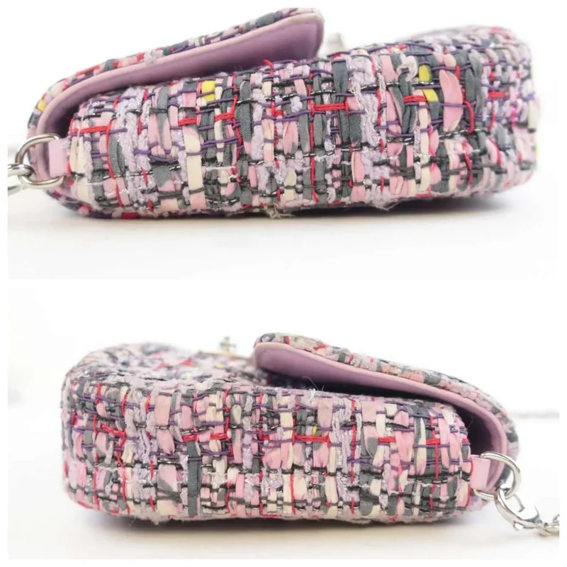 Christian Dior Limited Edition Tweed Miss Dior Clutch