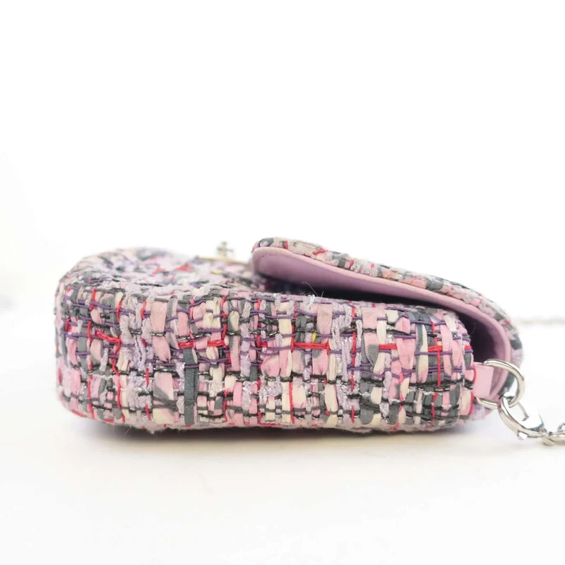 Christian Dior Limited Edition Tweed Miss Dior Clutch