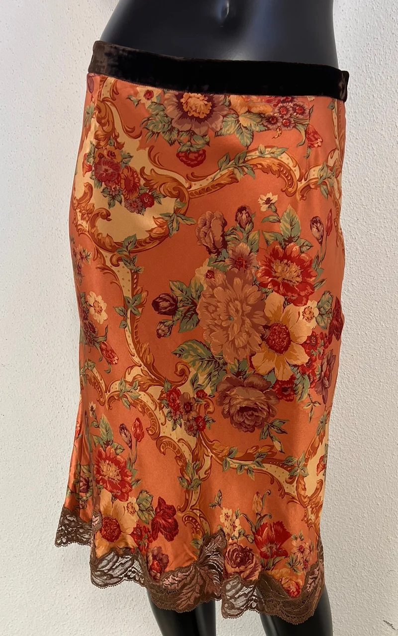 Vintage Gianfranco Ferre Silk Skirt