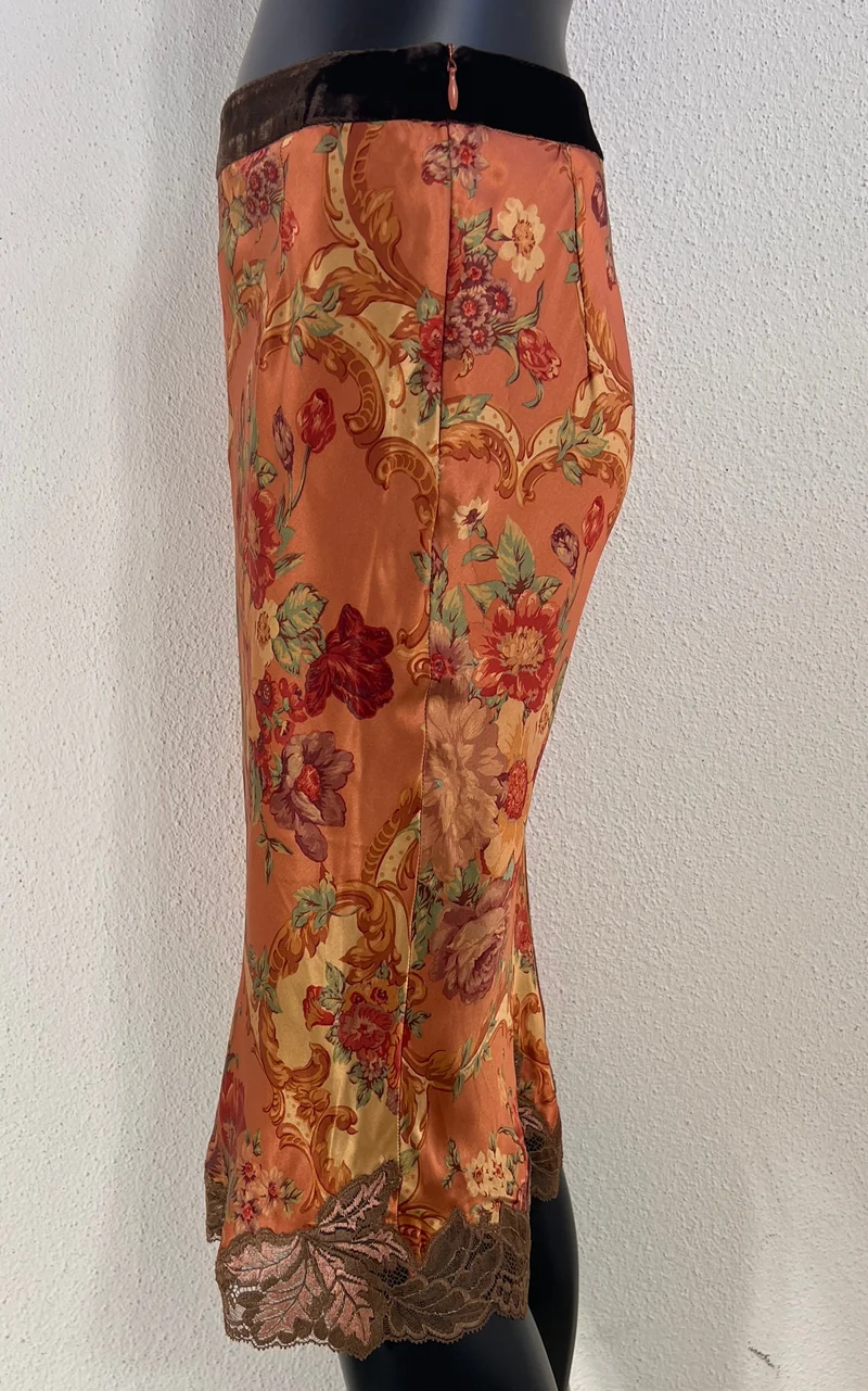 Vintage Gianfranco Ferre Silk Skirt