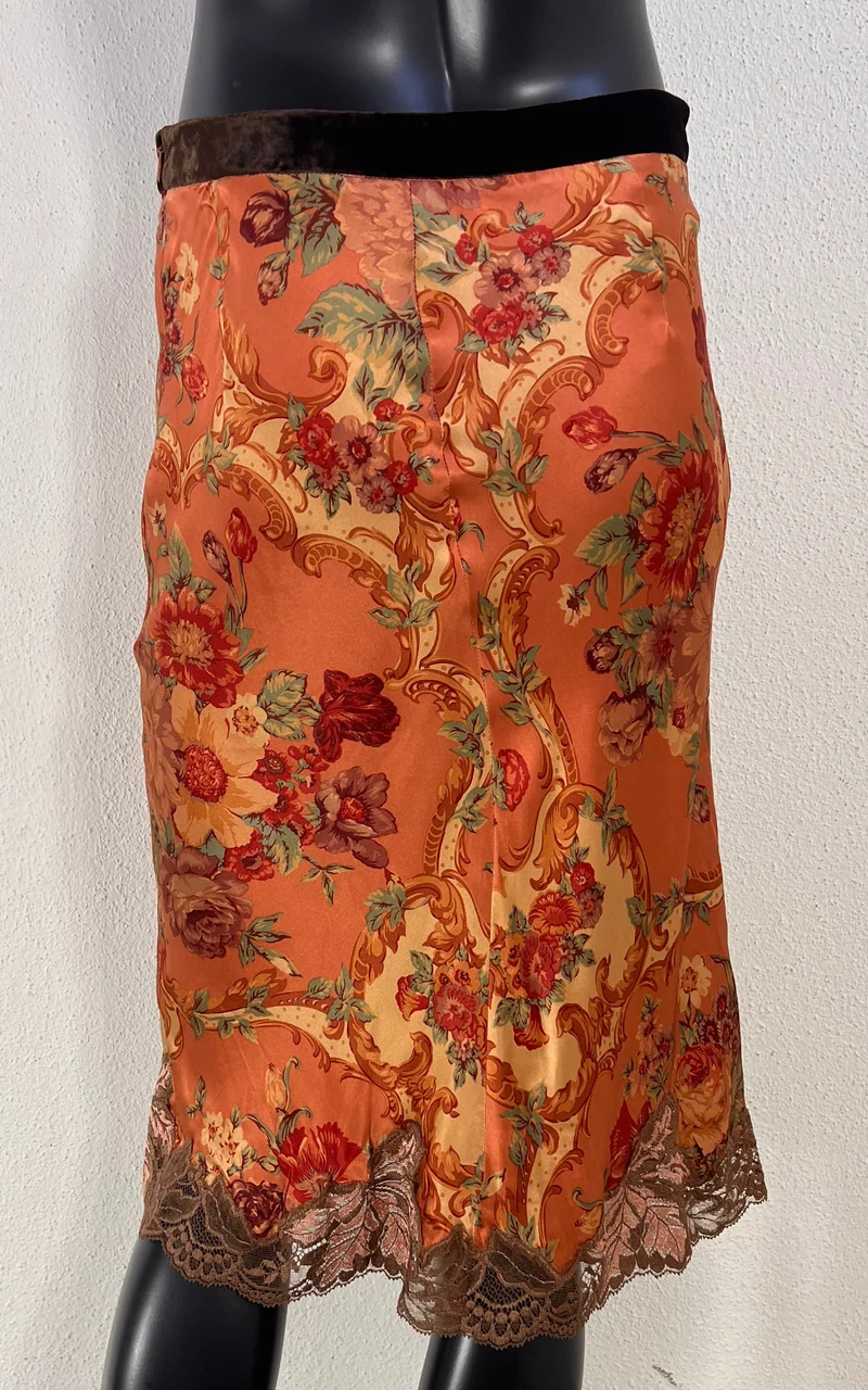 Vintage Gianfranco Ferre Silk Skirt